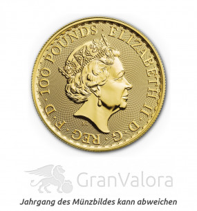 1 oz Gold Britannia - Ältere Jahrgänge - GranValora 2