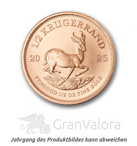 1/2 oz Gold Krügerrand - GranValora