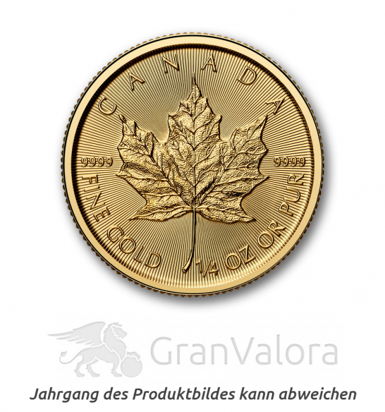1/4 oz Gold Maple Leaf - GranValora