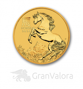 1 oz Gold Lunar III Pferd 2026 - GranValora