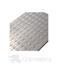 100 x 1g Silber Tafelbarren (Münztafel) - GranValora