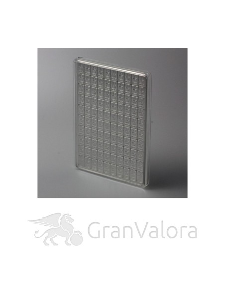 100 x 1g Silber Tafelbarren (Münztafel) - GranValora