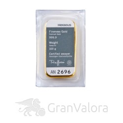 100 g Goldbarren Heraeus (Gussbarren) 2